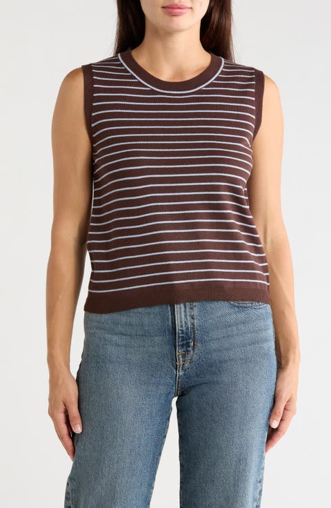 Striped Sweater Tank