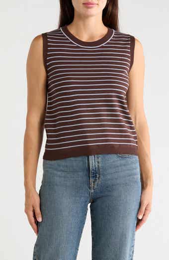Striped Sweater Tank