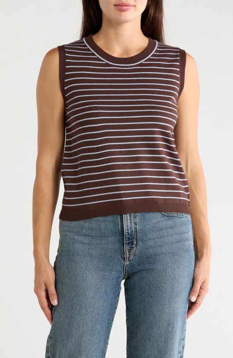 Striped Sweater Tank