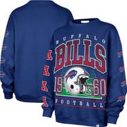 '47 Women's '47  Royal Buffalo Bills Go Big Oversized Pullover Sweatshirt