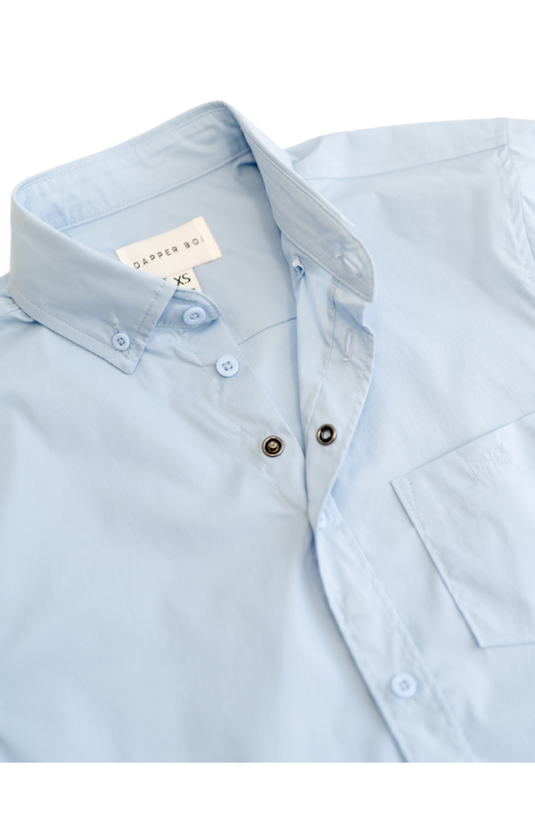 Dapper Boi Light Blue Essential Long Sleeve Button-Up, Alternate, color, Light Blue