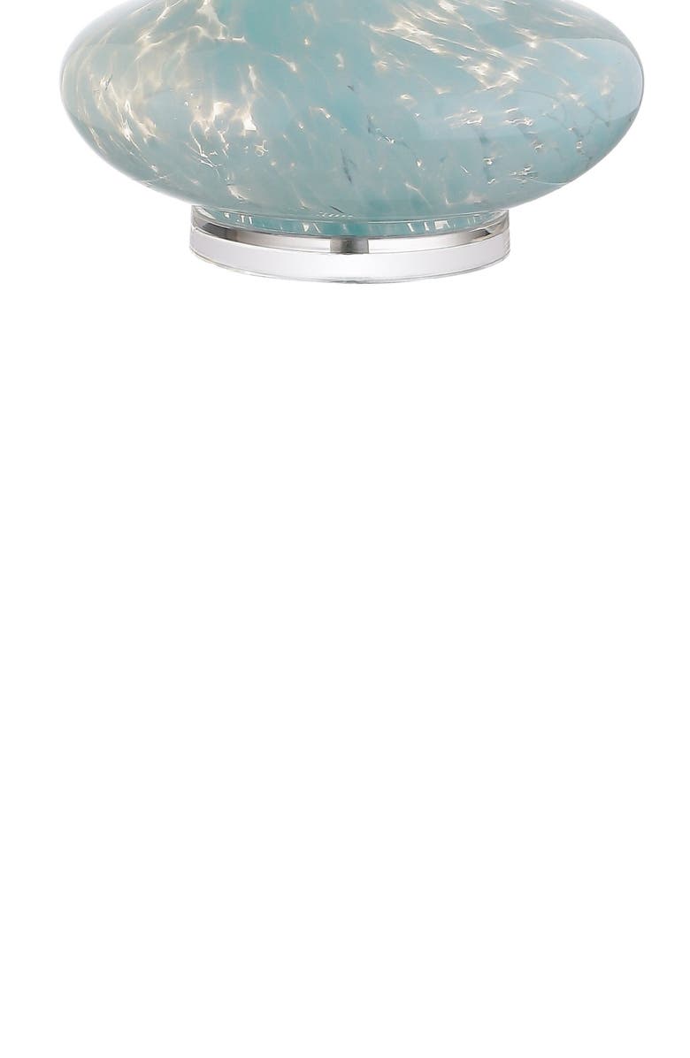 JONATHAN Y Montreal 29" Glass/Acrylic LED Table Lamp, Ice Blue, Alternate, color, Ice Blue