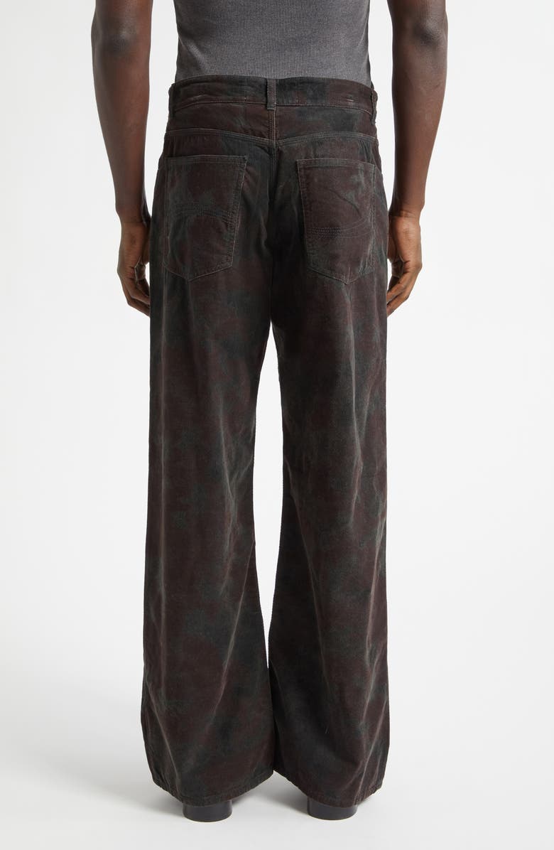 ERL Gender Inclusive Corduroy Flare Leg Pants, Alternate, color, Brown