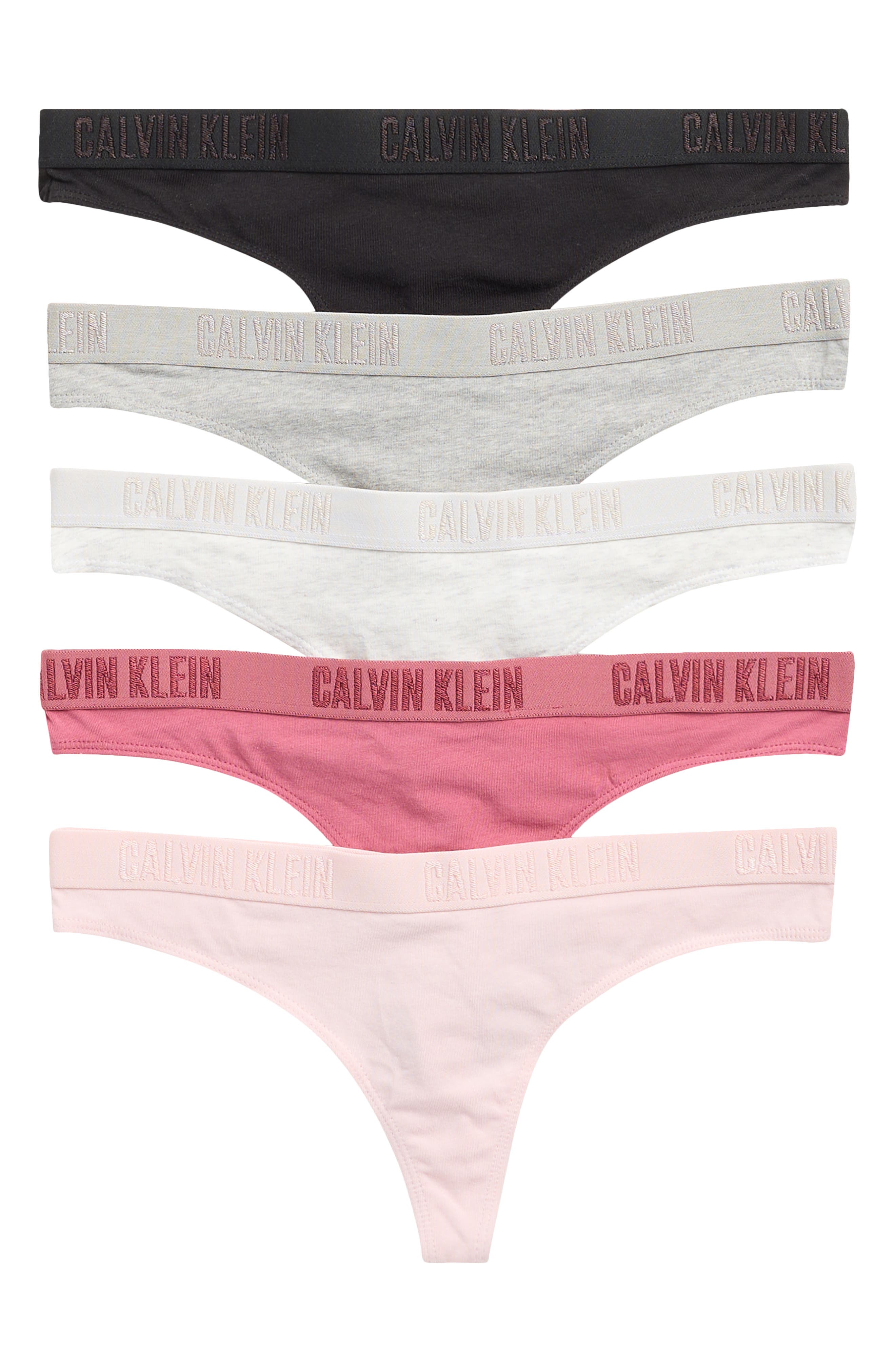 Calvin Klein Monochrome 5-Pack Thongs