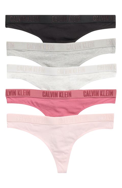 Monochrome 5-Pack Thongs