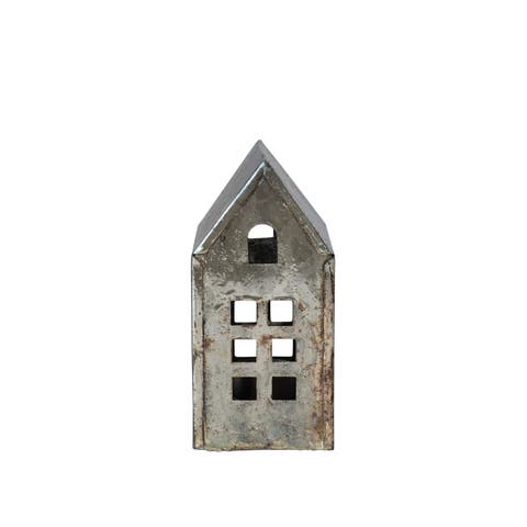 Metal House, Antique Pewter Finish