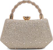 BERNESS Hexagon Rhinestone Clutch