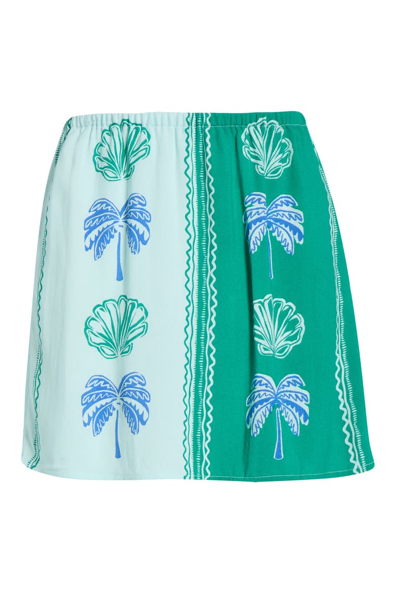 Vacay Dreams Skirt, Alternate, color, POOL BLUE