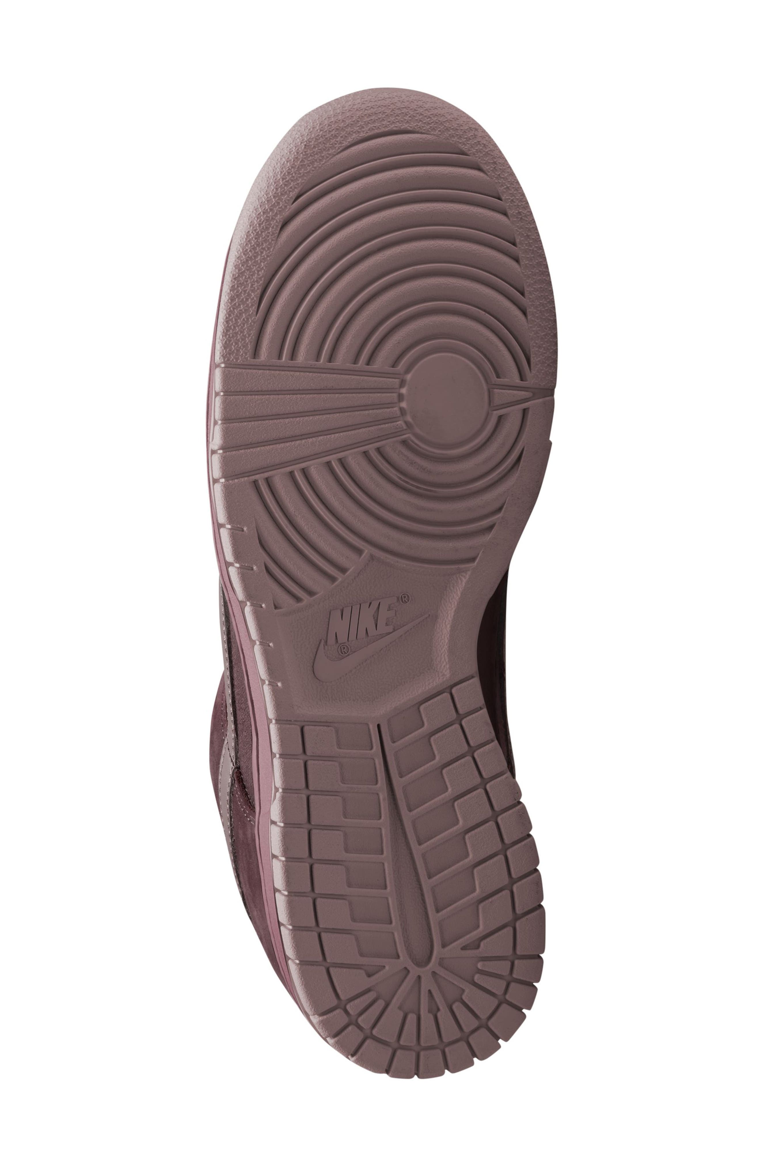 Nike Dunk Low Retro Premium Sneaker, Alternate, color, Burgundy Crush/ Plum Eclipse