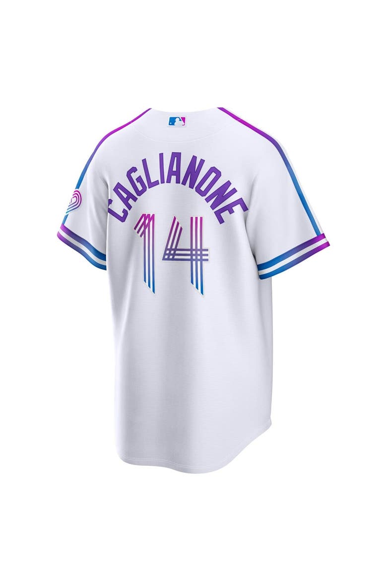 Men's Nike Jac Caglianone White Kansas City Royals 2026 City Connect Stadium Jersey, Alternate, color, White