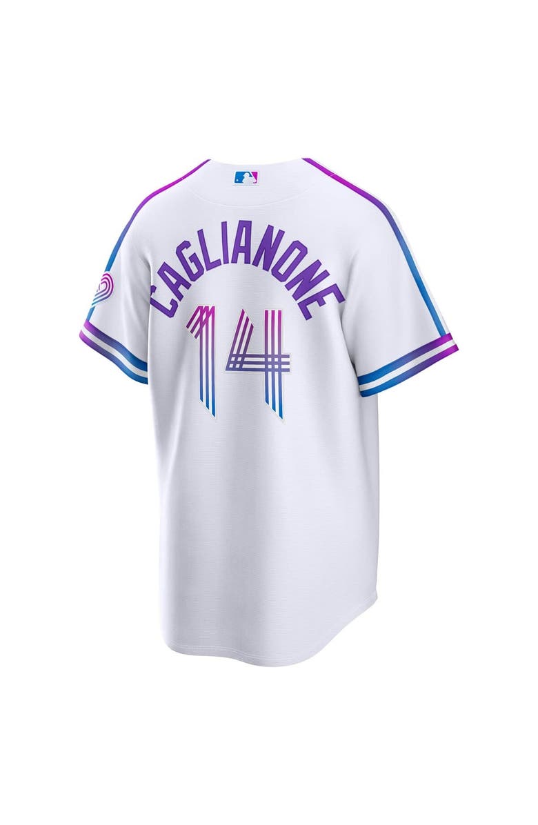 Nike Men's Nike Jac Caglianone White Kansas City Royals 2026 City Connect Stadium Jersey, Alternate, color, White