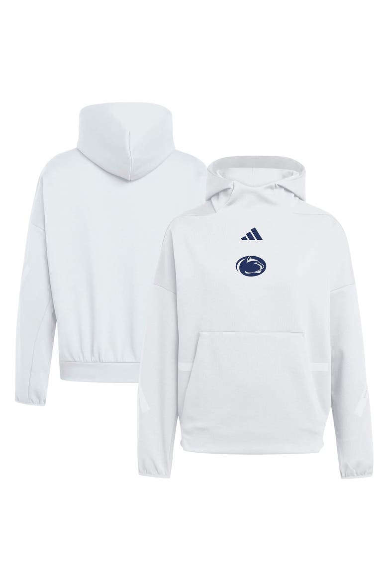 Women's adidas White Penn State Nittany Lions Z.N.E. Hoodie, Main, color, White
