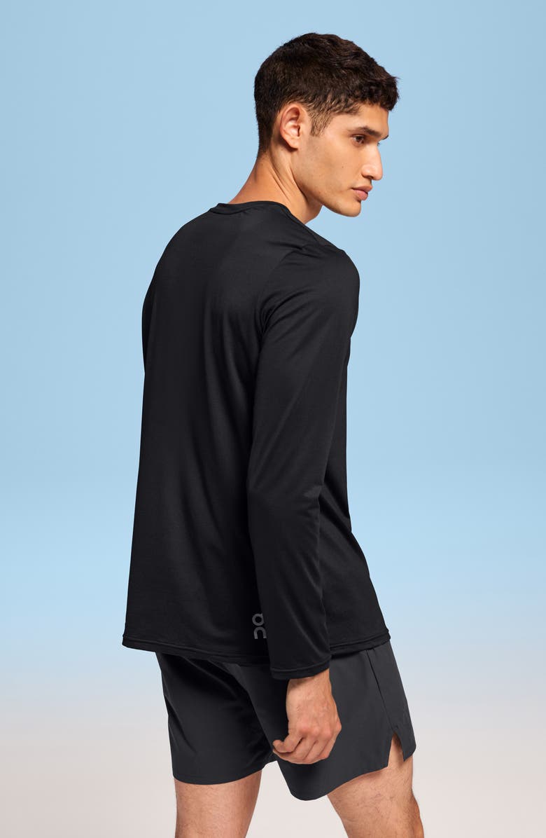 On Core Long Sleeve T-Shirt, Alternate, color, Black