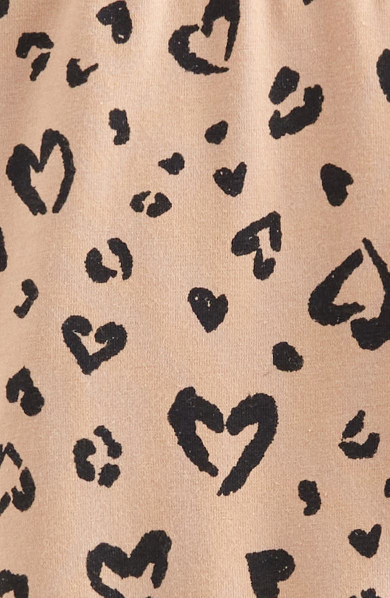 Tucker + Tate Kids' Core Leggings, Alternate, color, Tan Natural Leopard Hearts