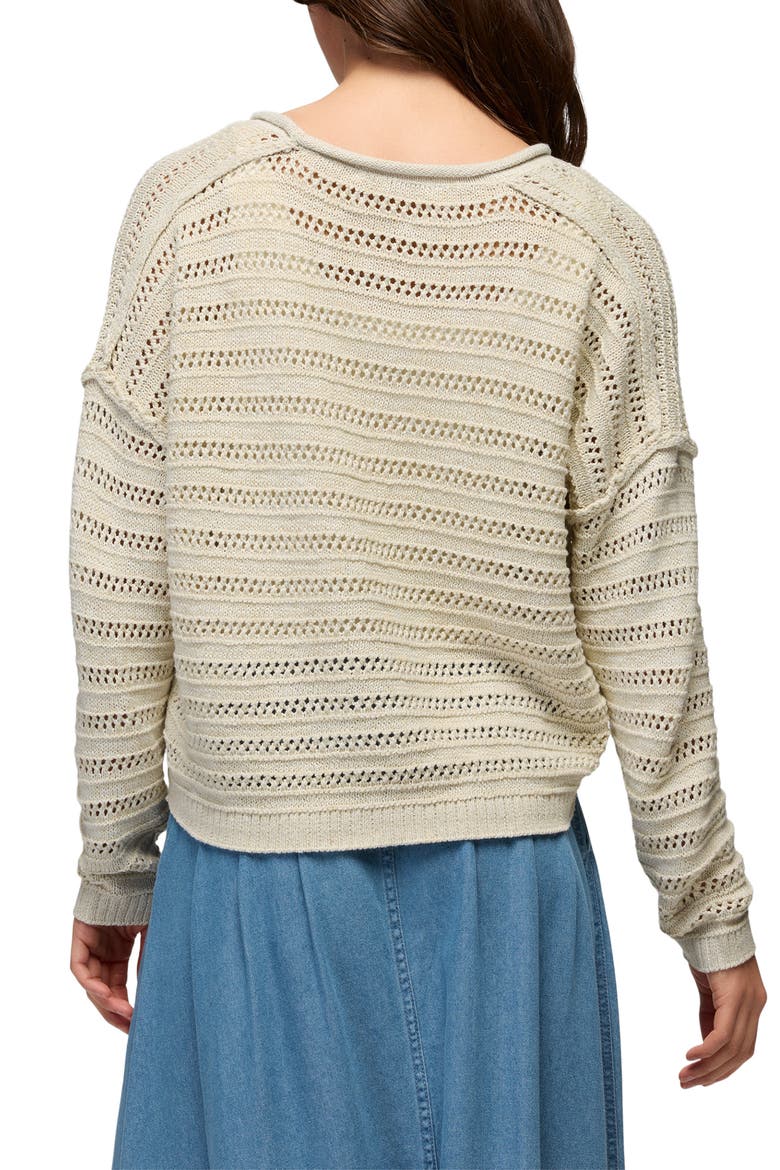 Malibu Lagoon Sweater, Alternate, color, STONE MARL