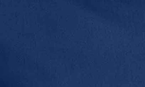 Foxcroft Scarlett Scallop Hem Button-up Shirt In Navy