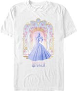 Wicked: For Good Men's Wicked For Good Glinda Flowers and Trees Graphic T-Shirt