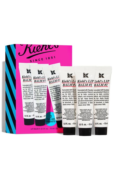 Kiehl's Lip Balm #1 Trio Set $44 Value