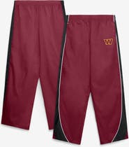 FANATICS Women's Fanatics Burgundy/Black Washington Commanders Team First Backwards Lateral Nylon Pants