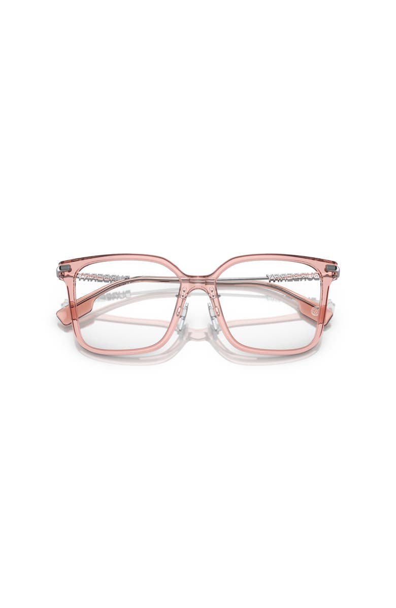 Burberry 54mm Square optical glasses, Alternate, color, Pink