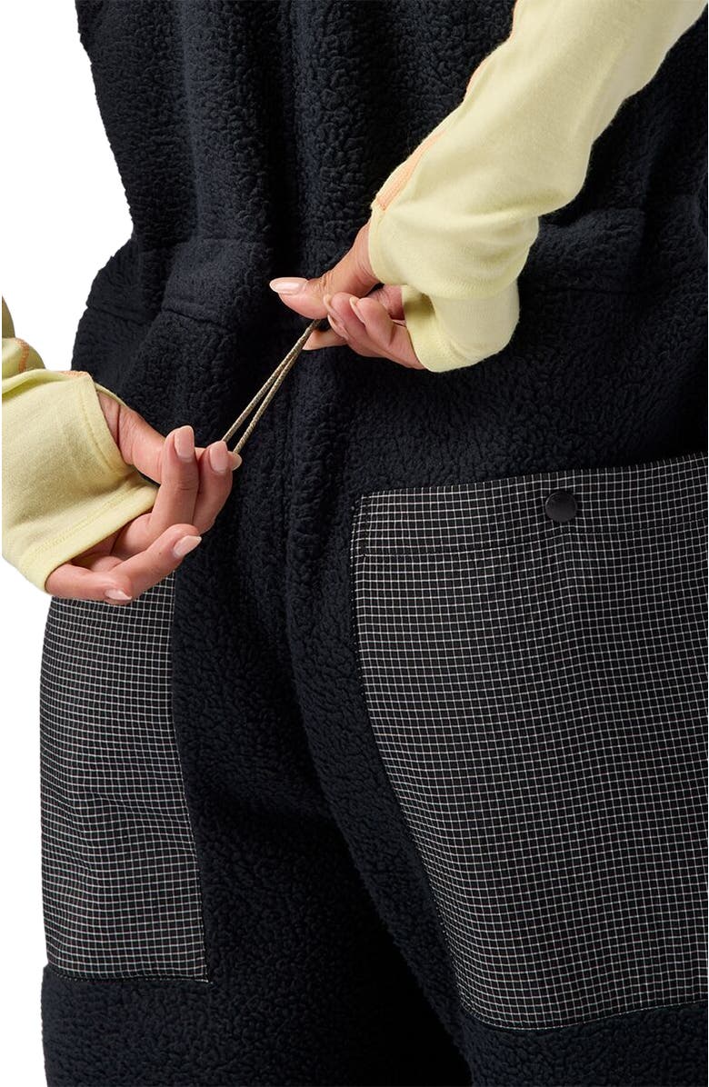 Backcountry Wander Pile-Fleece Overall - Women's, Alternate, color, Black