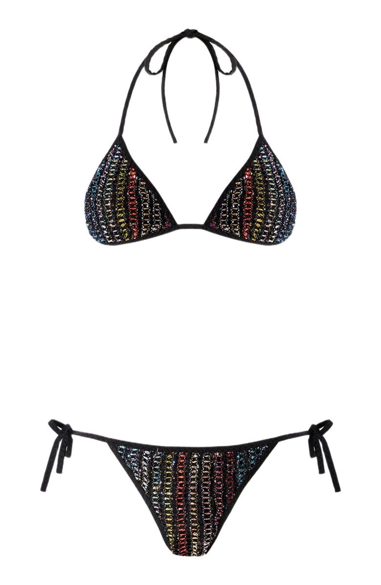 Missoni Classic Mesh Bikini With Lamé And Sequin Details, Alternate, color, 