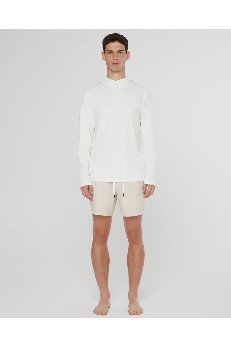 Men's Hooded Sun Tee, Main, color, WHITE
