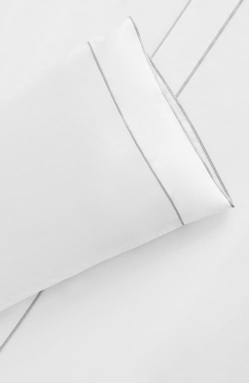 Melange Home Framed 600 Thread Count Sateen Sheet Set In Multi
