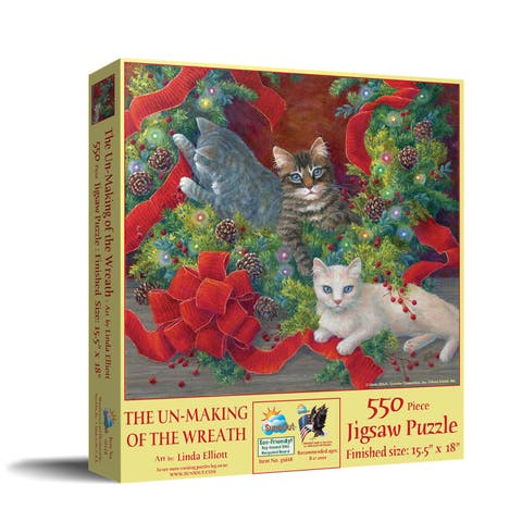 The Unmaking of the Wreath 550 piece Jigsaw Puzzle for Adults