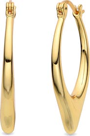 EYE CANDY LOS ANGELES Mya Drop Hoop Earrings