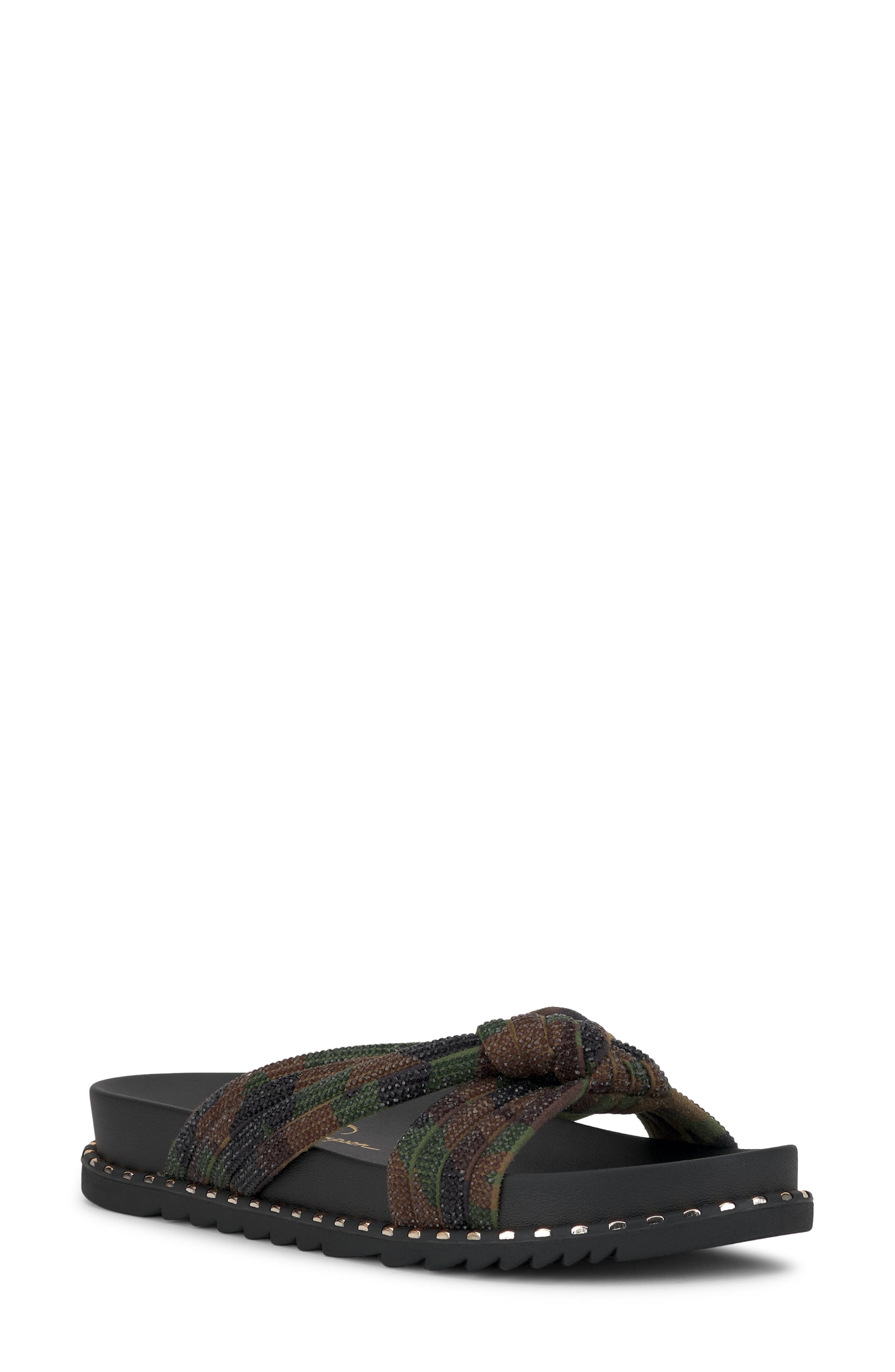 Jessica Simpson Cilleva Slide Sandal, Main, color, Forest Camo