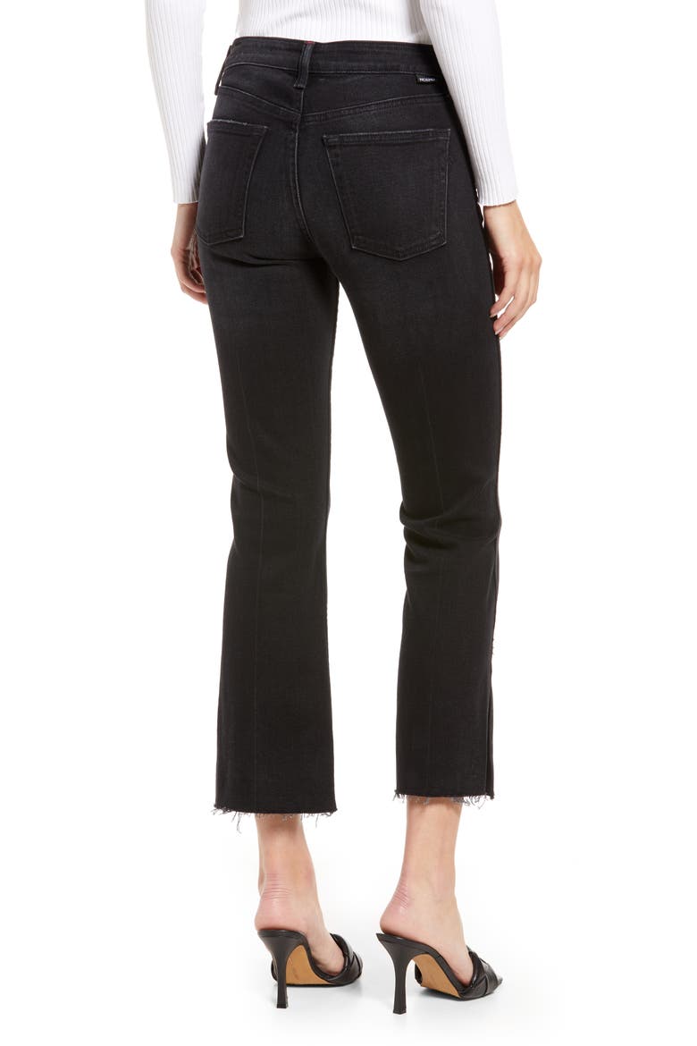 Farrah High Waist Fray Hem Flare Jeans, Alternate, color, NASHVILLE