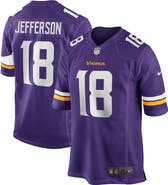 Nike Men's Nike Justin Jefferson Purple Minnesota Vikings Player Game Jersey