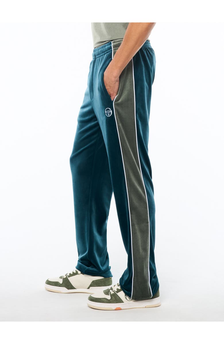 Sergio Tacchini Forato Velour Track Pant, Main, color, Mediterranea