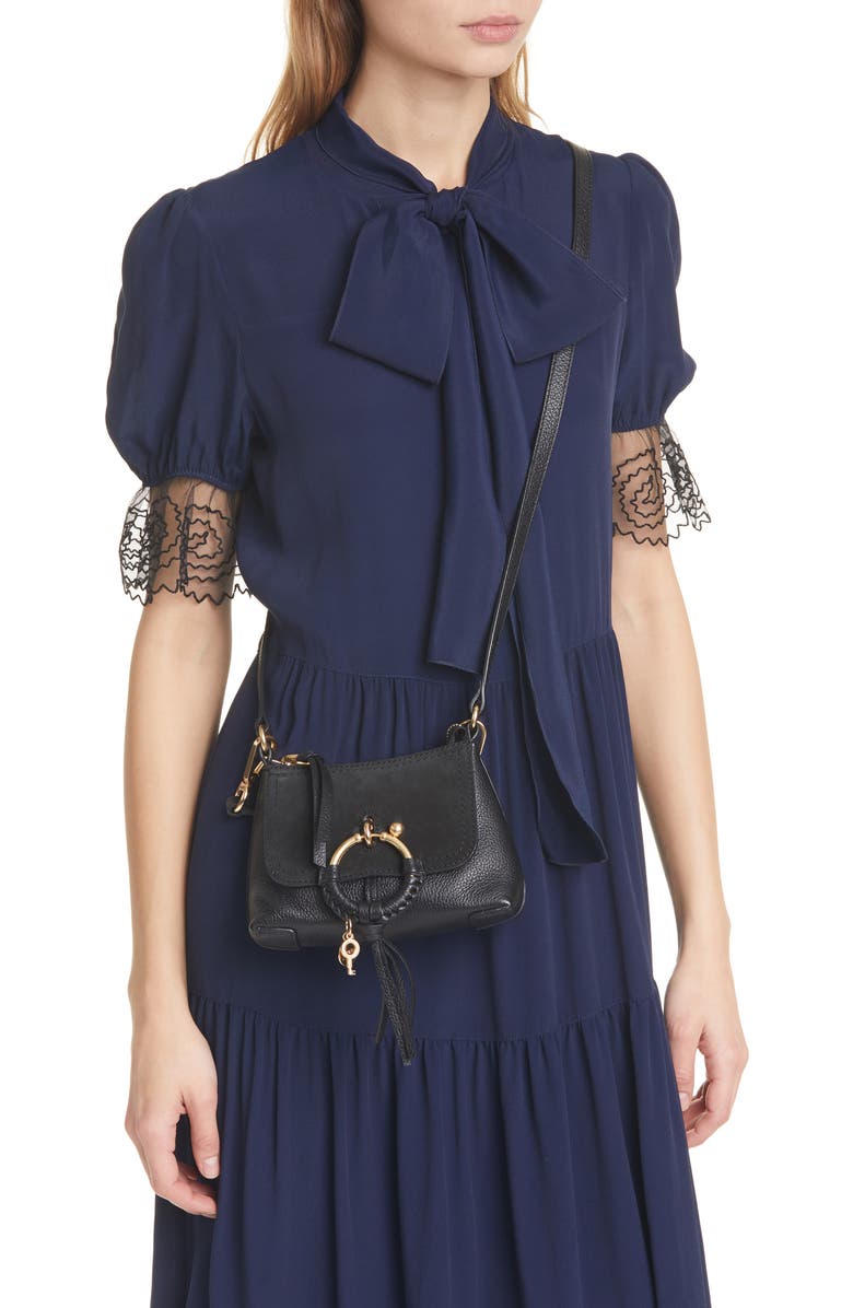 See by Chloé Mini Joan Leather Crossbody Bag, Alternate, color,