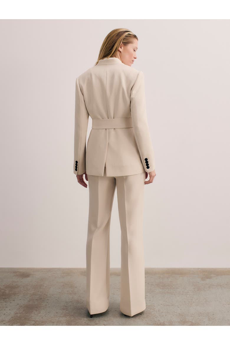 Alzira Doppio Crepe Pants, Alternate, color, Neutral