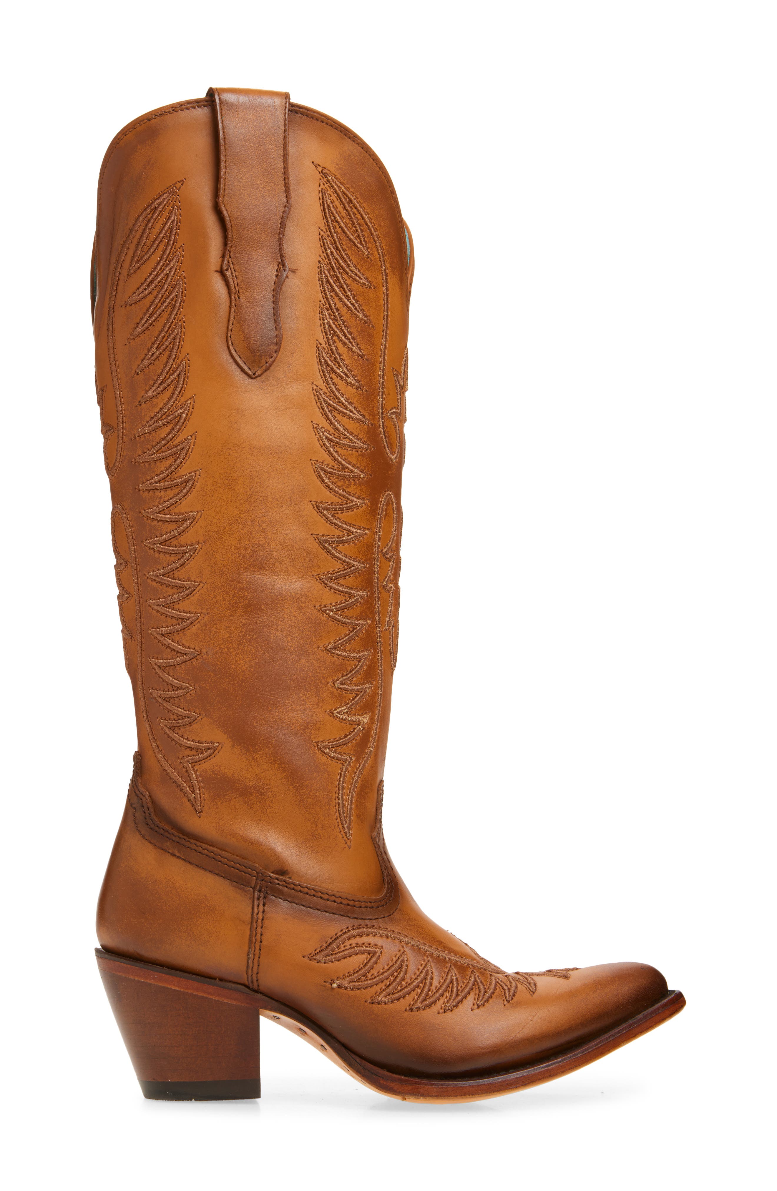CORRAL Eagle Embroidered Western Boot, Alternate, color, 
