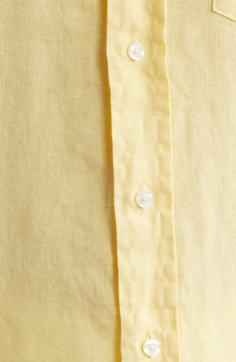 Frank & Eileen Finley Sleeveless Linen Button-Up Shirt, Alternate, color, Sunshine