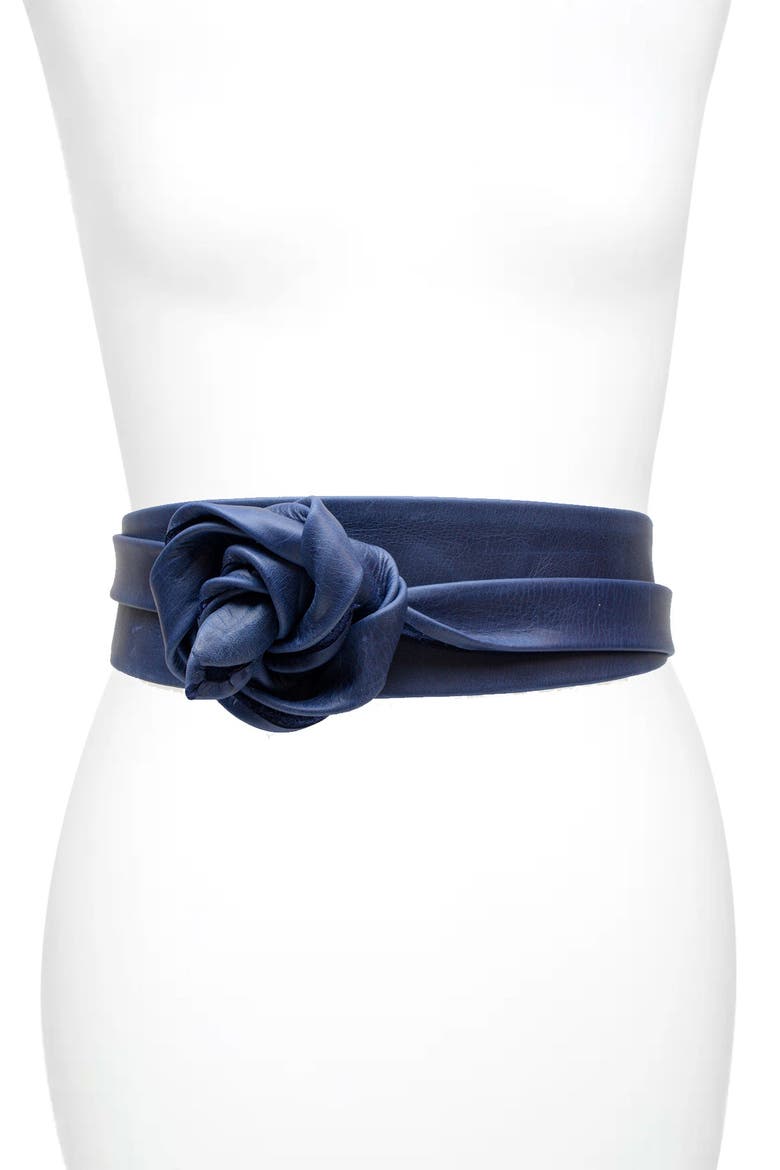 Classic Wrap Belt, Alternate, color, MARINE