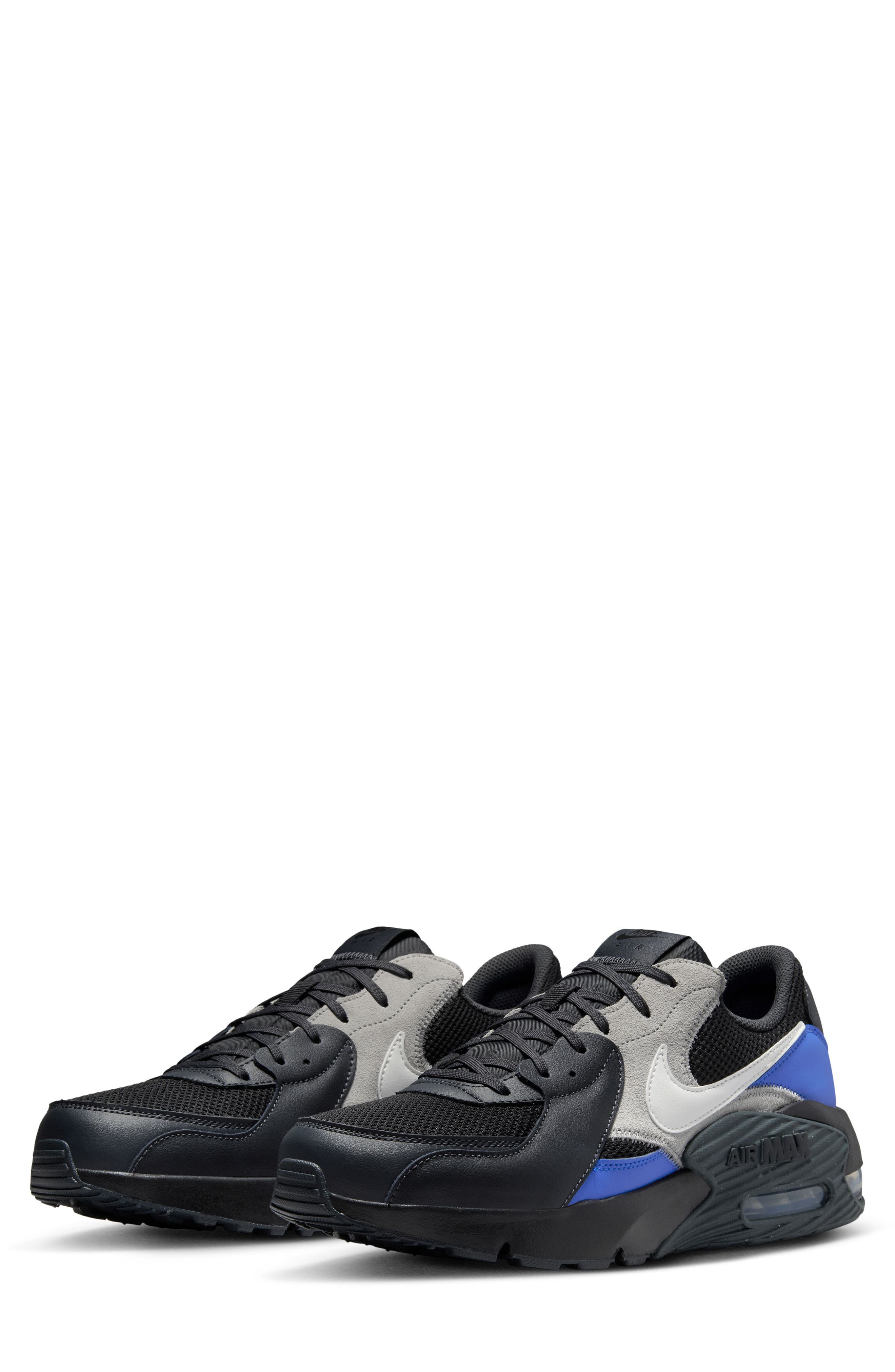 nike air max excee black and white