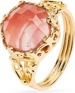 Kiara by Ki-ele Valentina Cherry Quartz Ring