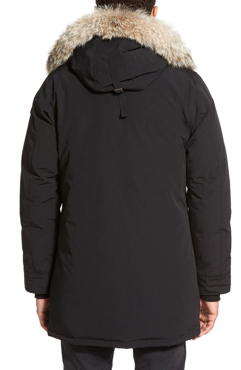 Canada Goose Langford Slim Fit Down Parka with Genuine Coyote Fur Trim, Alternate, color, 