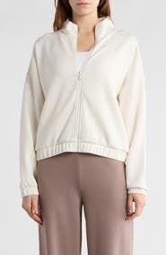 Z by Zella Whisper Knit Ruched Jacket