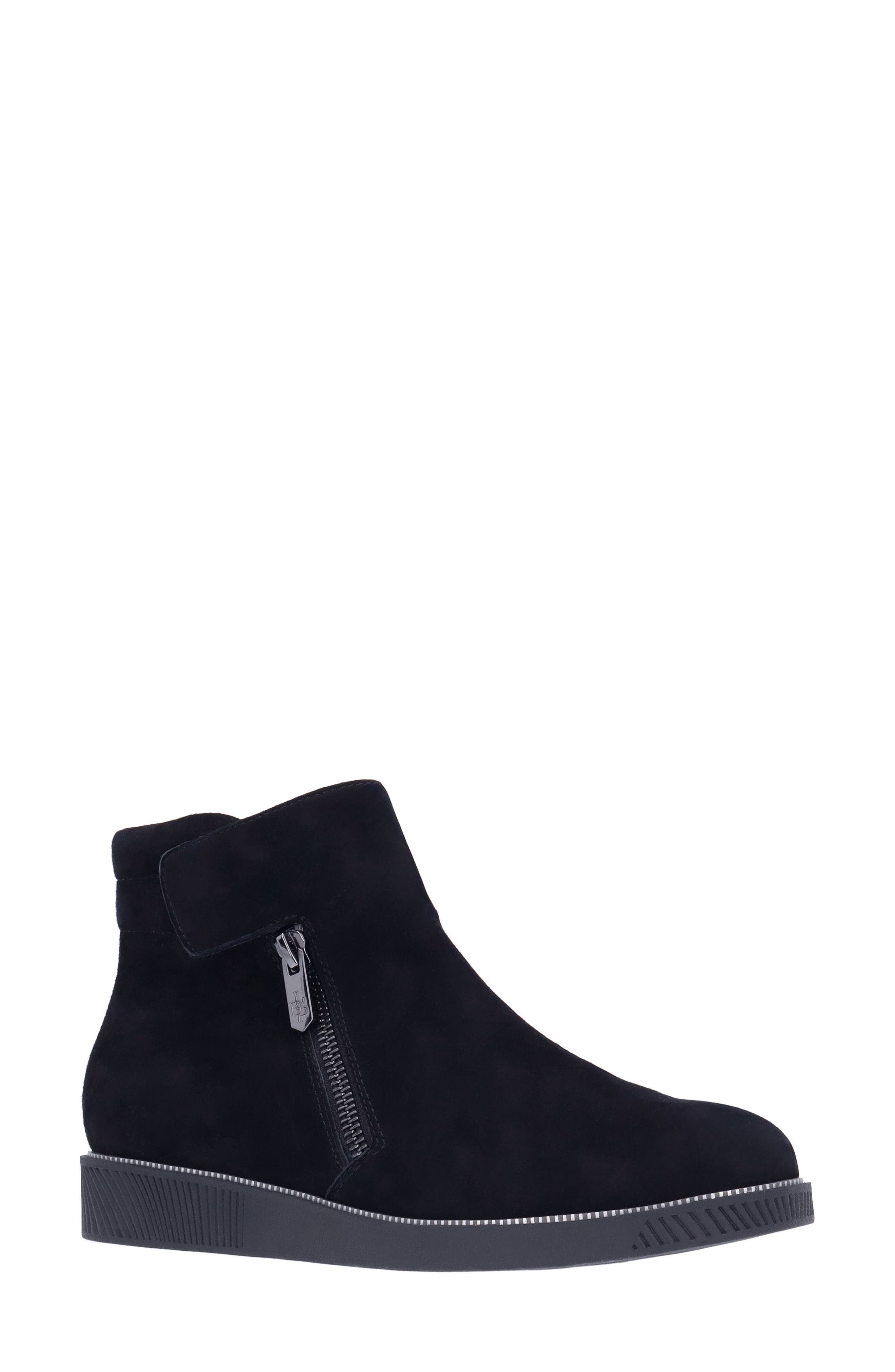 L'Amour des Pieds Jaidly Bootie, Main, color, Black