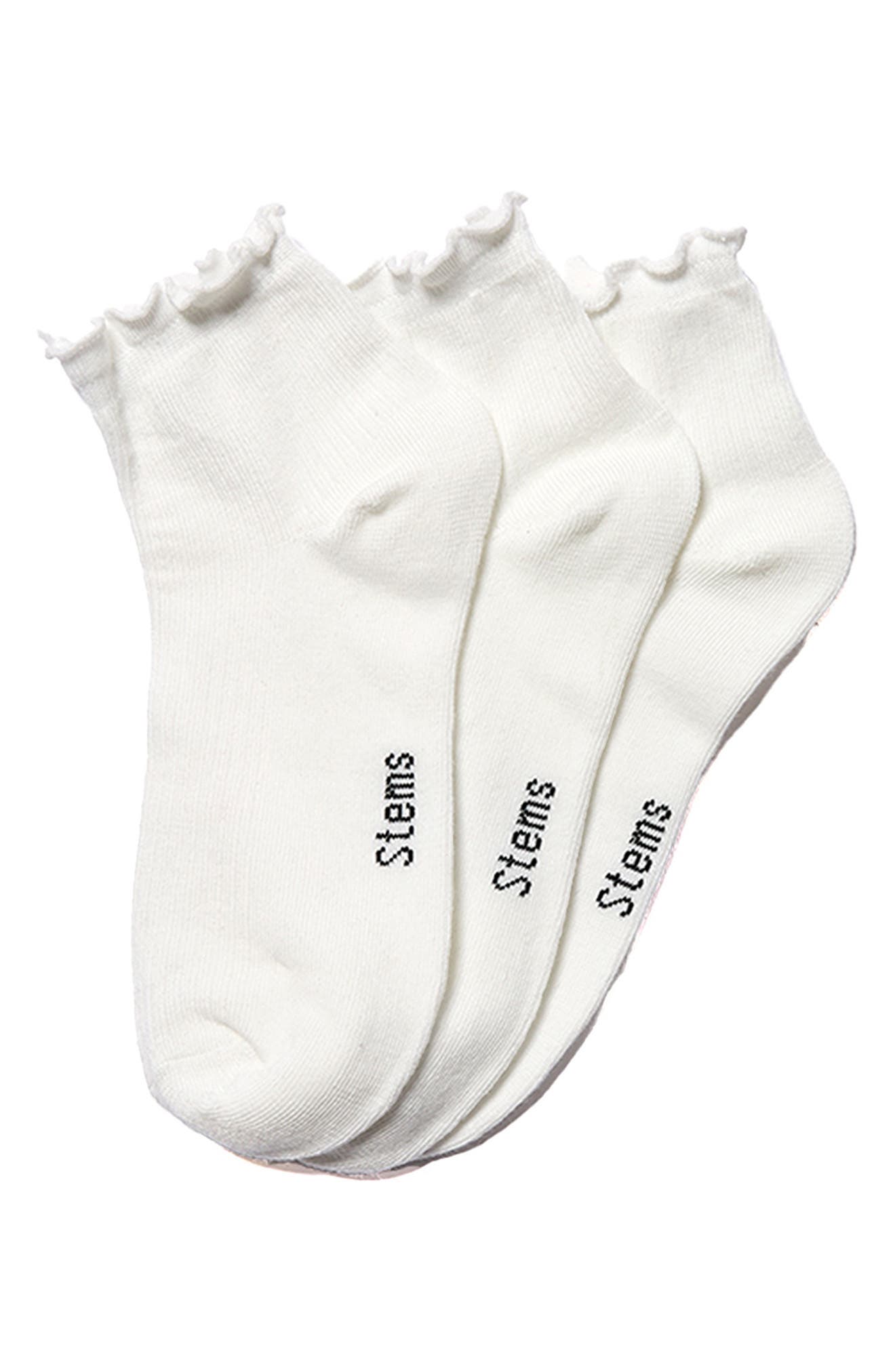 Everyday Classics Ruffle 3-Pack Crew Socks - image 4