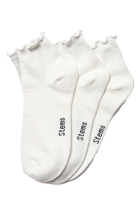 Everyday Classics Ruffle 3-Pack Crew Socks