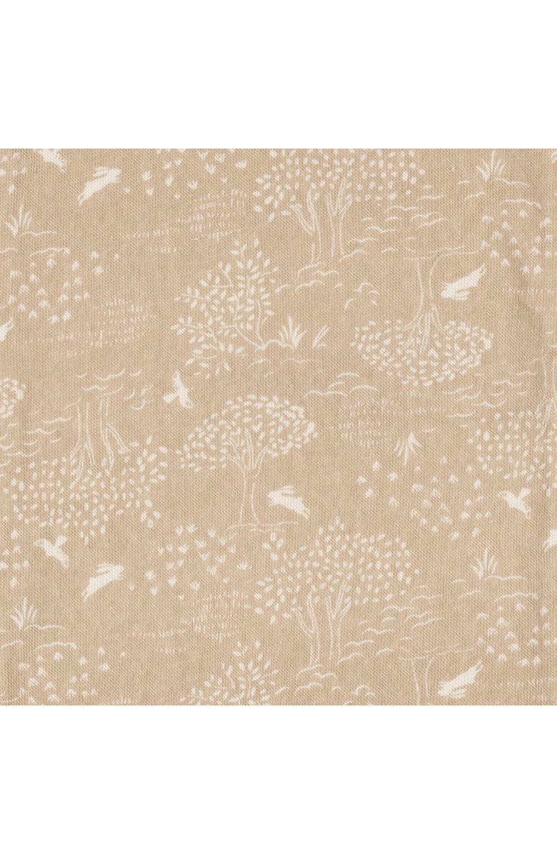 Just Born French Terry Washcloths Set, Pinks, One Size, Alternate, color, Nature Tan