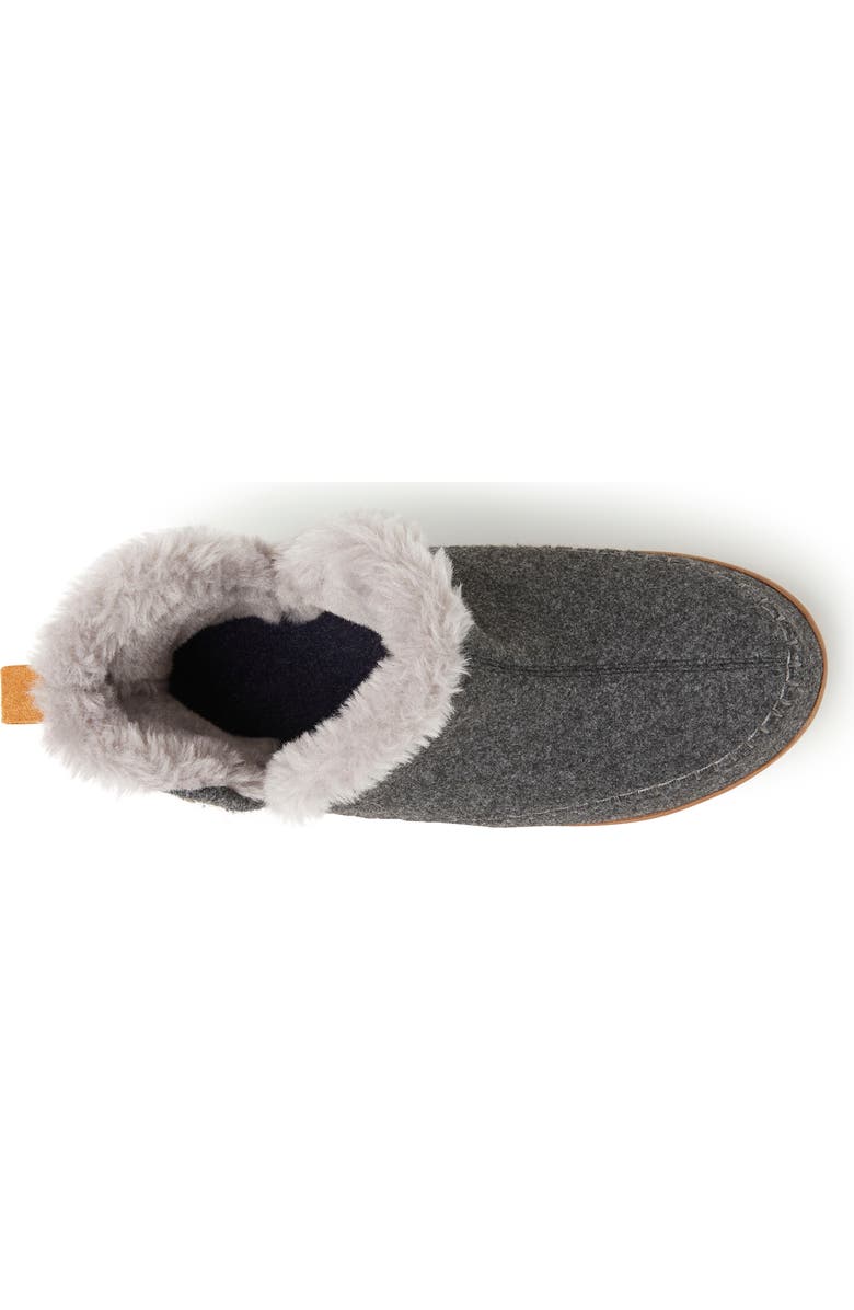 DEARFOAMS Brixen Bootie Slipper, Alternate, color, Dark Heather Grey