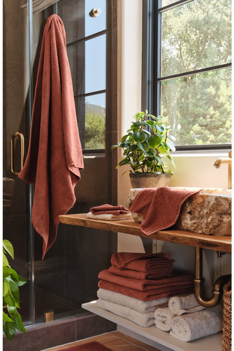Air Weight® Organic Cotton Bath Sheet, Alternate, color, SEDONA