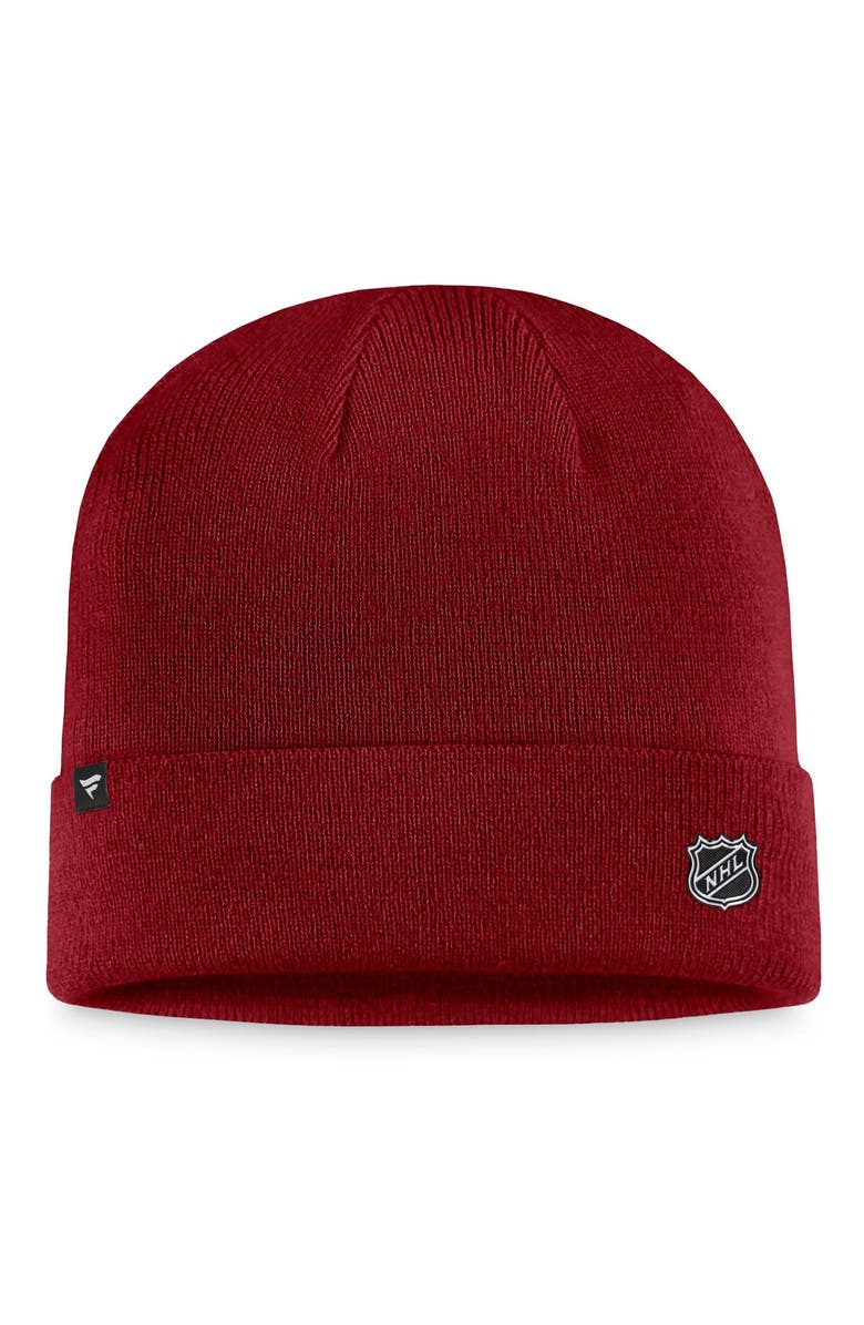 FANATICS Men's Fanatics Branded Burgundy Colorado Avalanche Authentic Pro Cuffed Knit Hat, Alternate, color, Burgundy